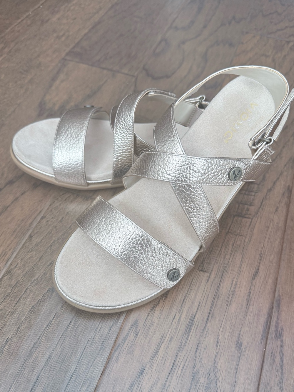 Vionic gold sandal